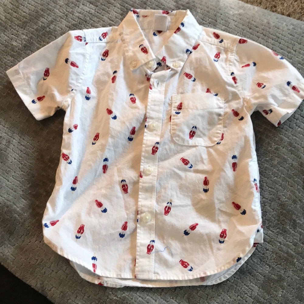 Gap boys button down shirt; 2T